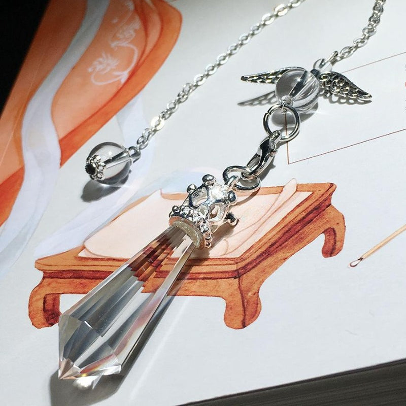 Sheehas 12-Chakra Crystal Pendulum – Quantum Energy Jewelry