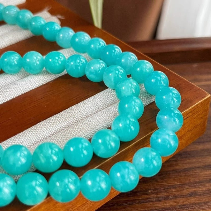 Natural Amazonite Chakra Healing Jewelry Set