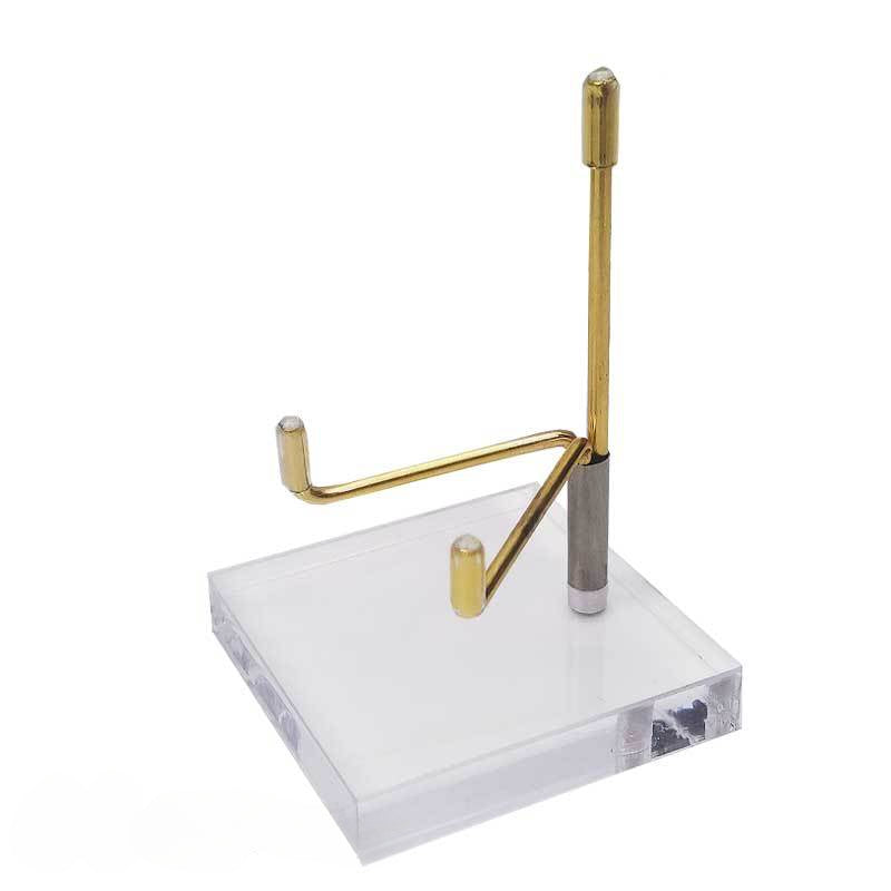 Transparent Crystal Mineral Specimen Display Stand