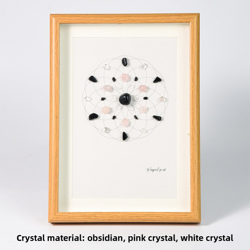 Sheehas Feng Shui Crystal Array Energy-Healing Photo Frame