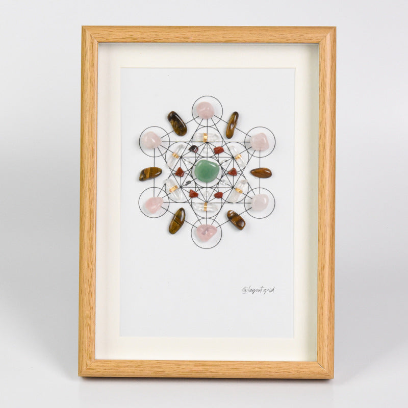 Sheehas Feng Shui Crystal Array Energy-Healing Photo Frame