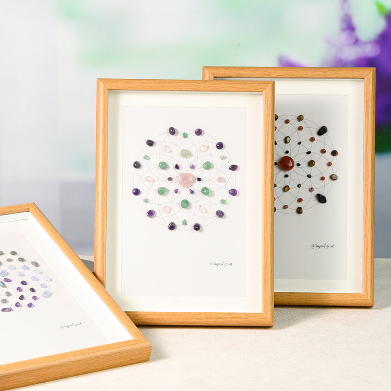Sheehas Feng Shui Crystal Array Energy-Healing Photo Frame
