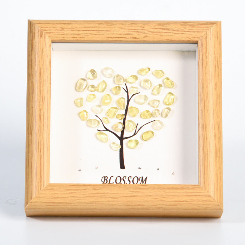 Sheehas Heart Blossom Chakra Crystal Photo Frame - Love Charm