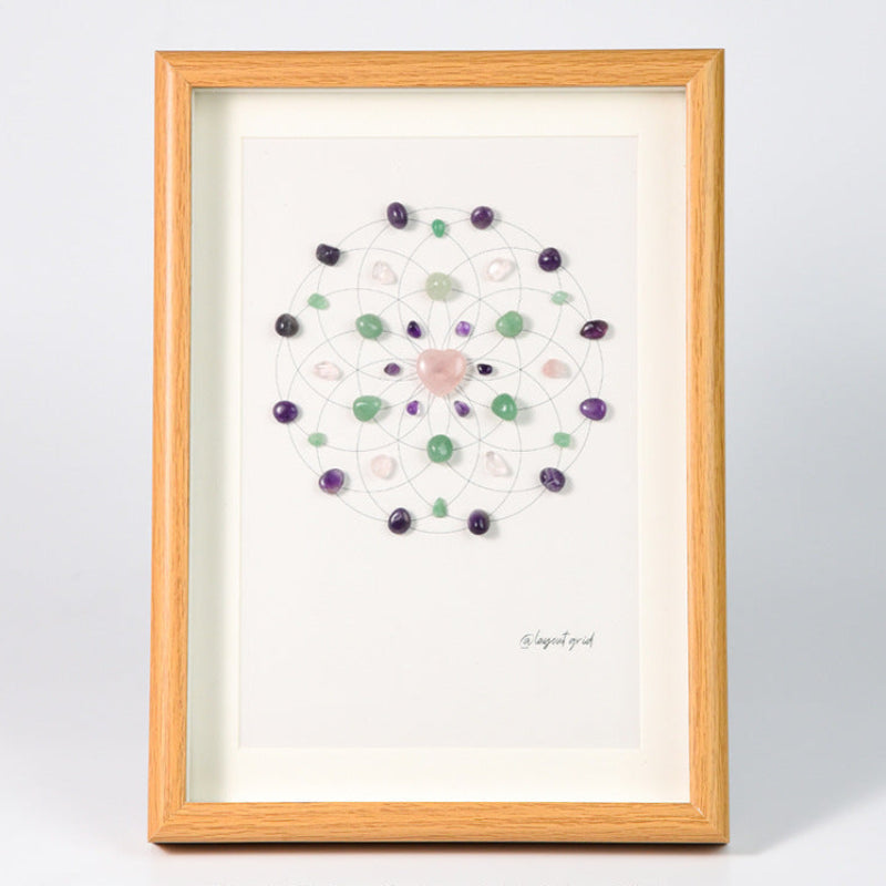 Sheehas Feng Shui Crystal Array Energy-Healing Photo Frame