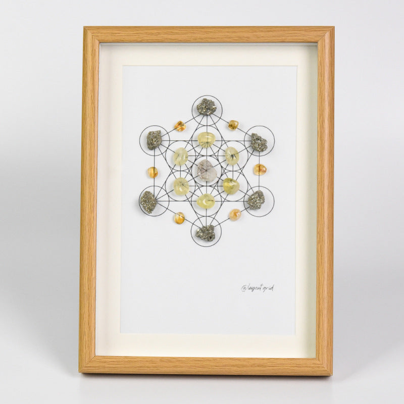 Sheehas Feng Shui Crystal Array Energy-Healing Photo Frame