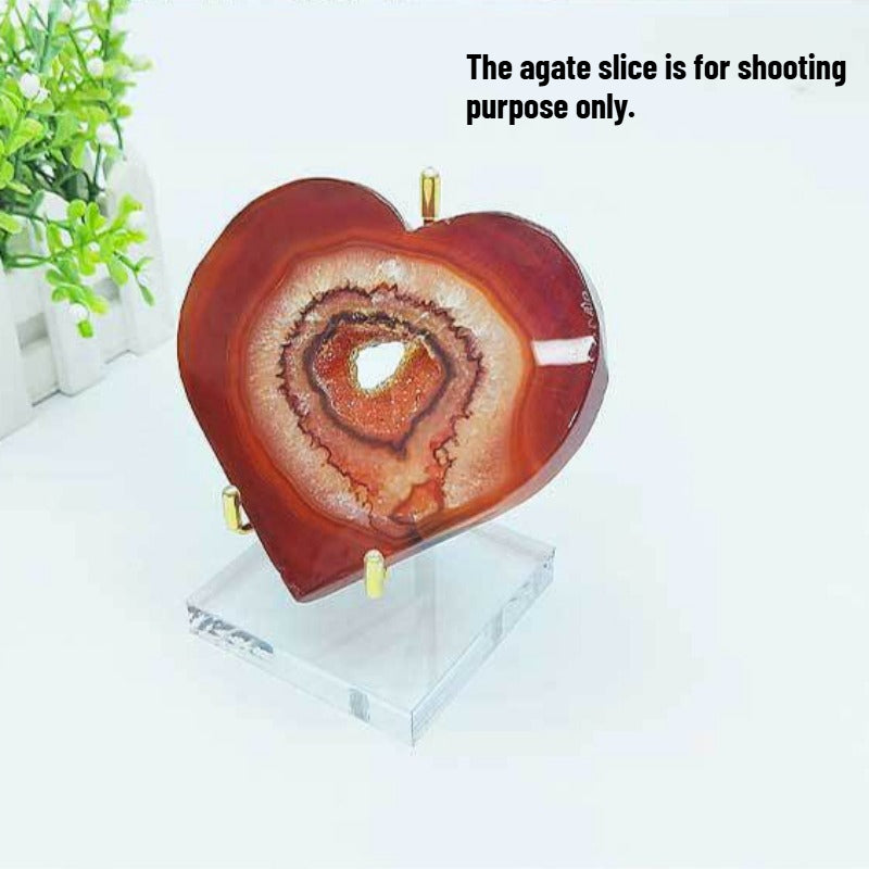 Transparent Crystal Mineral Specimen Display Stand