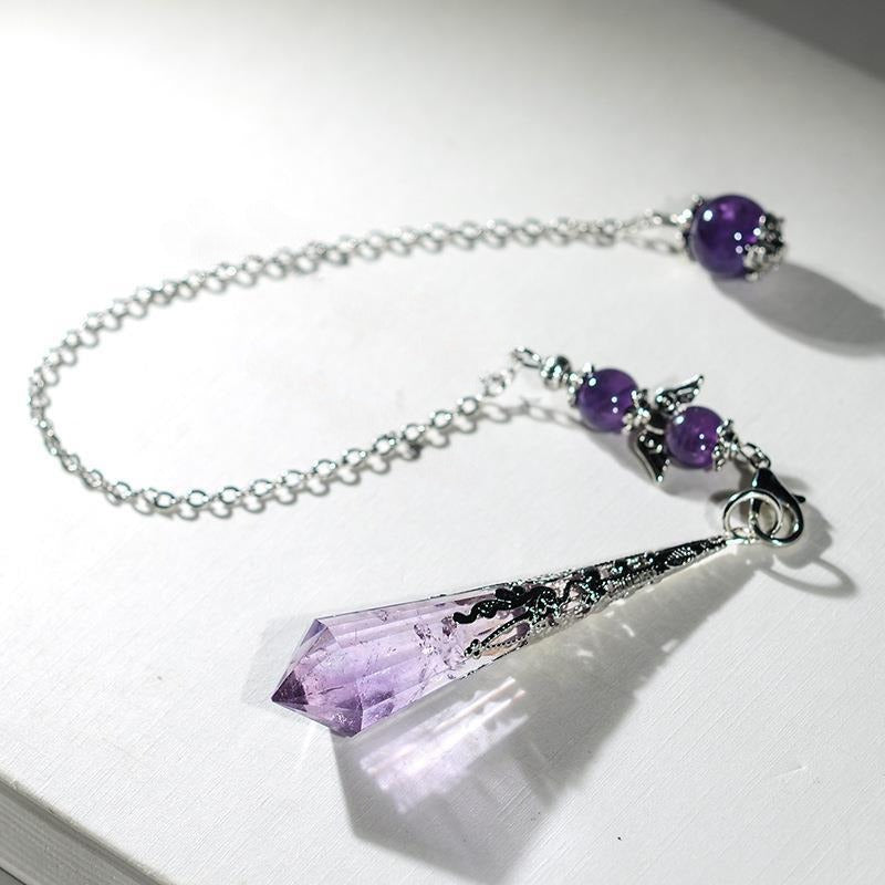 Sheehas 12-Chakra Crystal Pendulum – Quantum Energy Jewelry
