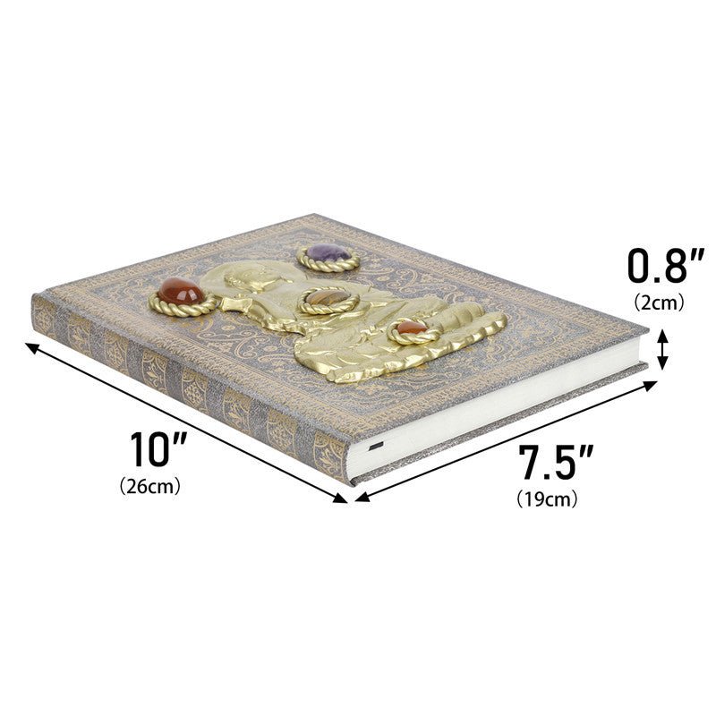 Sheehas Buddha - Blessed Feng - Shui Crystal Magic Notebook 10"*7.5"*0.8" - 我的商店 - Artwork in Decor