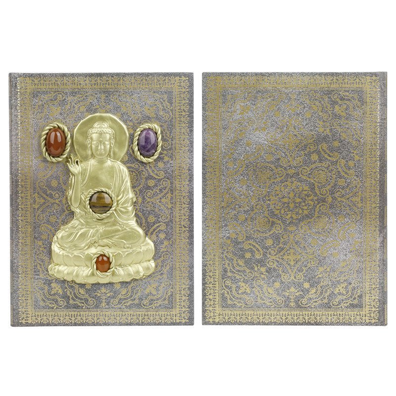 Sheehas Buddha - Blessed Feng - Shui Crystal Magic Notebook 10"*7.5"*0.8" - 我的商店 - Artwork in Decor