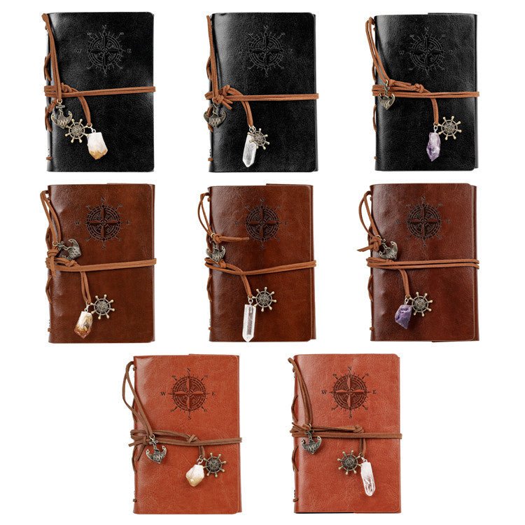 Sheehas Crystal Column & Rudder Pendant Magic Notebook 5.7"*4"*0.8" - 我的商店 - Notebooks & Notepads