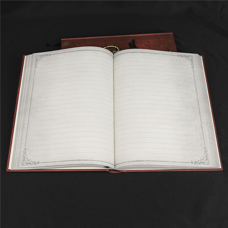 Sheehas Dragon - Embroidered Feng - Shui Protection Crystal Turquoise Magic Notebook 10"*7.5"*0.8" - 我的商店 - Artwork in Decor