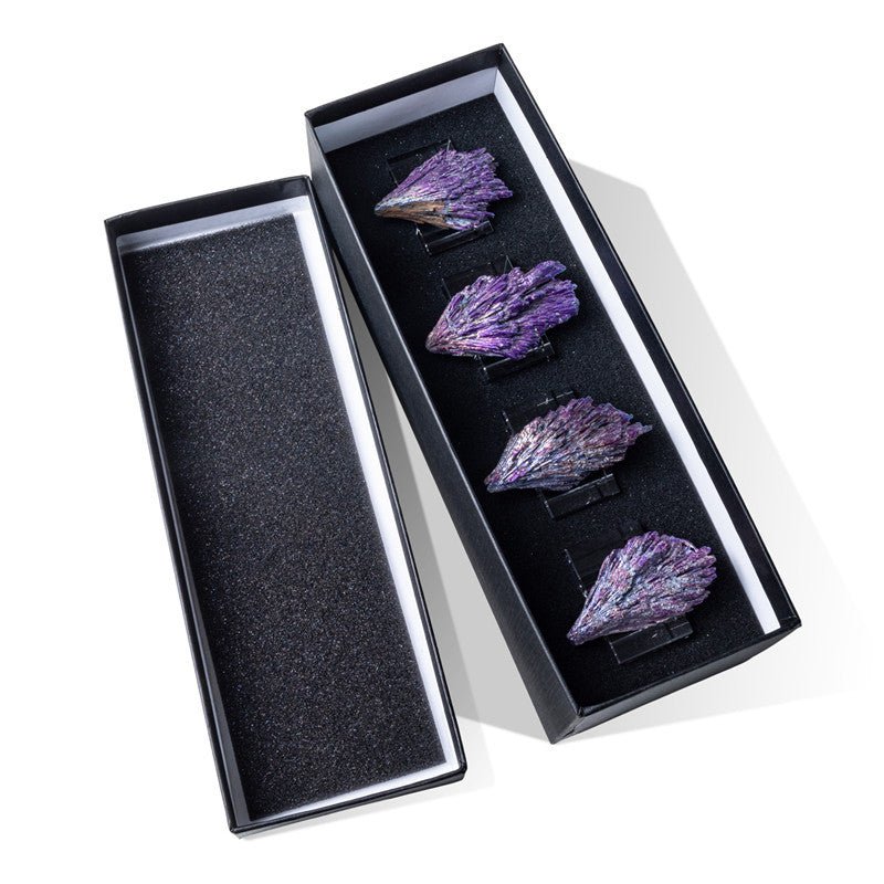 Sheehas Electroplated Purple Tourmaline Napkin Rings (4pcs) - 我的商店 - tablecloth clip