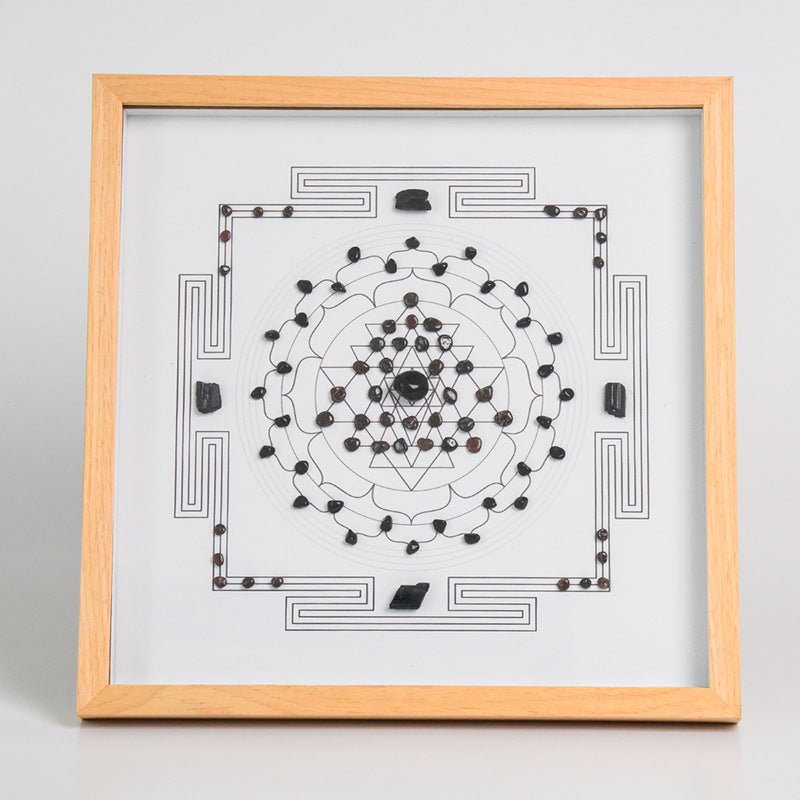 Sheehas Energy Healing Crystal Array Photo Frame - Array Protection (12.6"* 12.6") - 我的商店 -