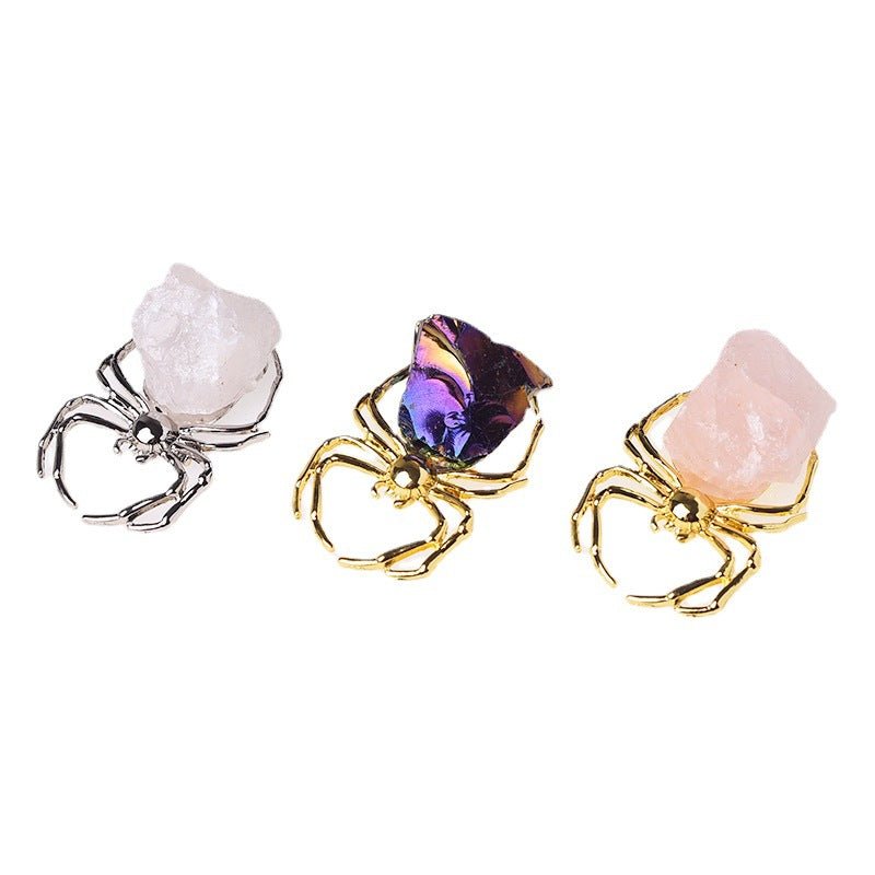 Sheehas Feng Shui Natural Crystal Spider Bric - A - Brac - 我的商店 -
