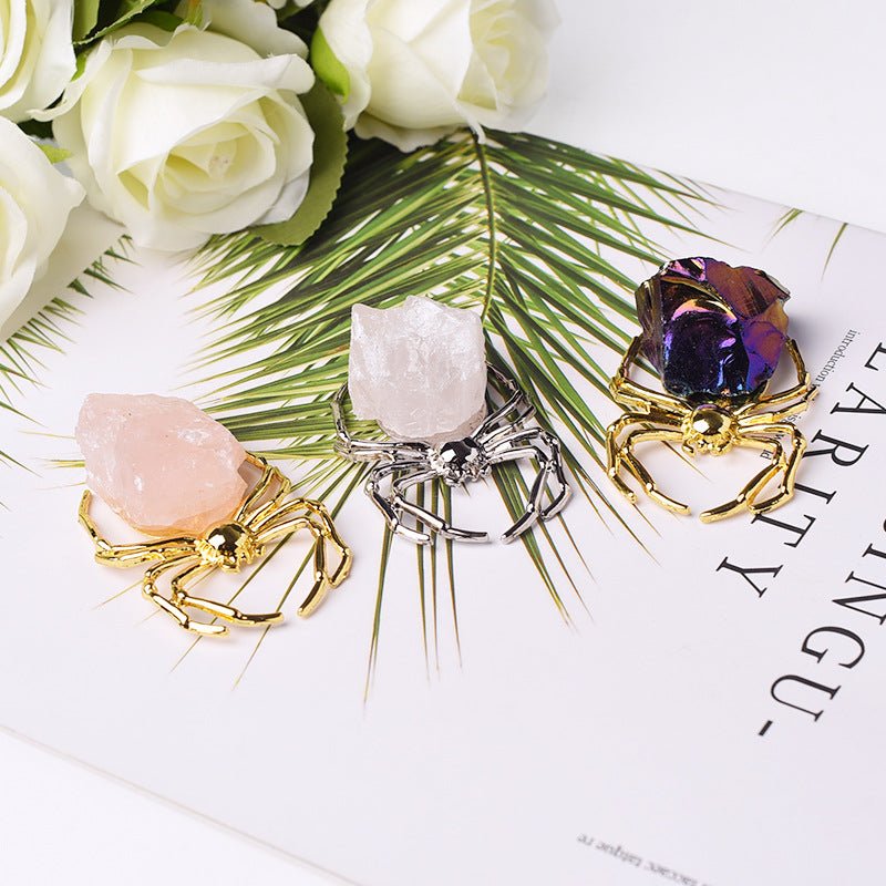 Sheehas Feng Shui Natural Crystal Spider Bric - A - Brac - 我的商店 -