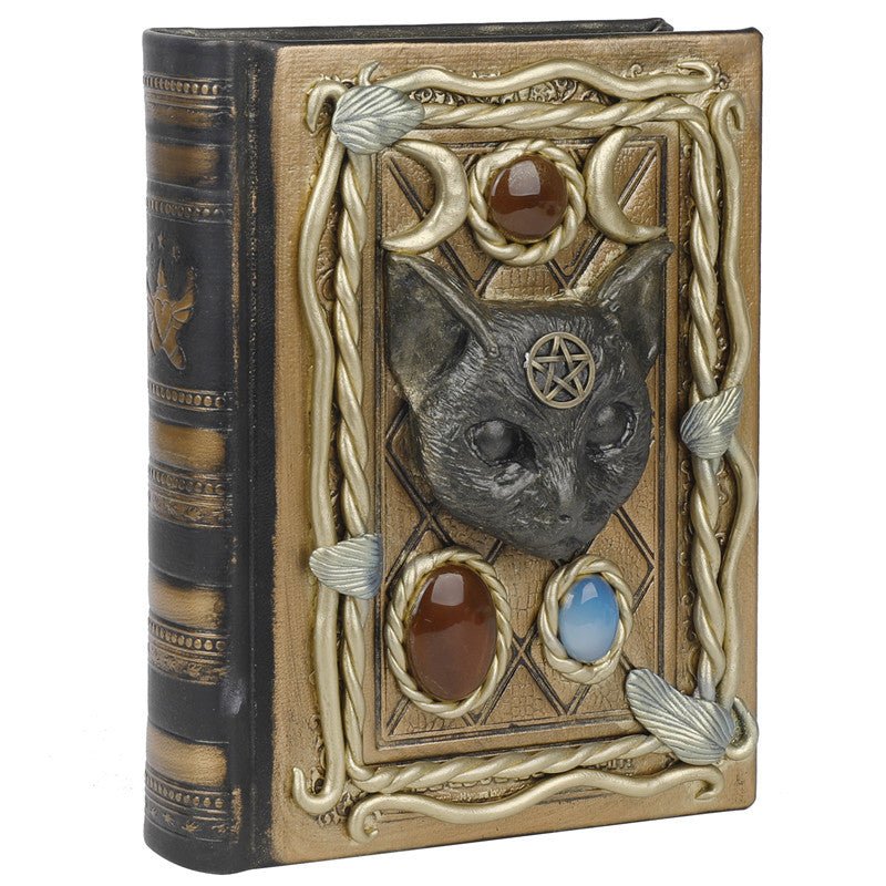 Sheehas Feng Shui Nether Cat Pentagram Crystal Notebook 6.9"*5.3"*1.5" - 我的商店 - Artwork in Decor