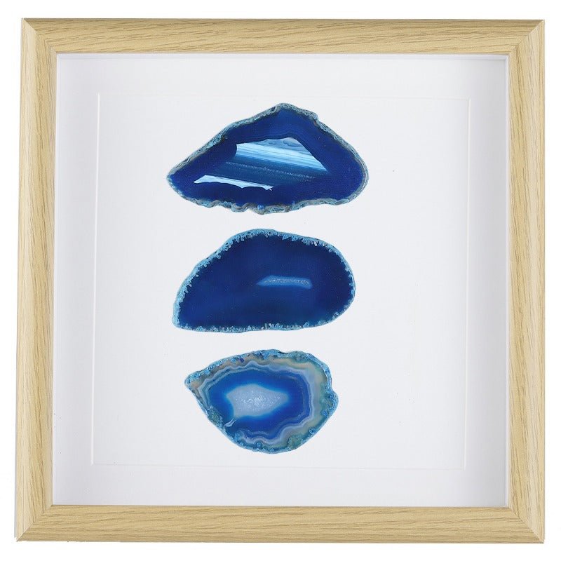 Sheehas Feng Shui Raw Agate Slices Healing Photo Frame - 我的商店 -