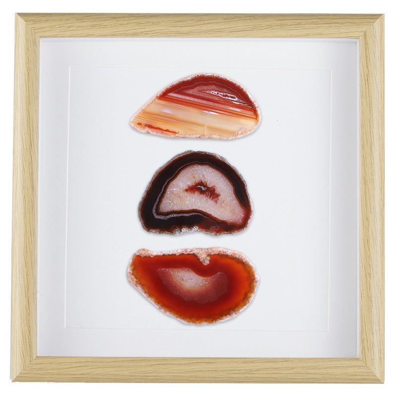 Sheehas Feng Shui Raw Agate Slices Healing Photo Frame - 我的商店 -