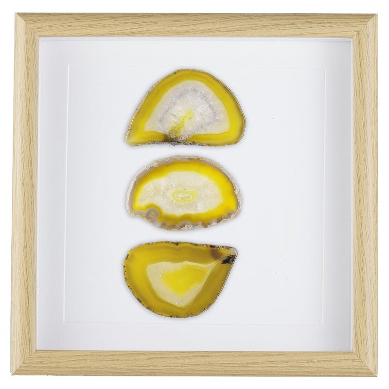 Sheehas Feng Shui Raw Agate Slices Healing Photo Frame - 我的商店 -