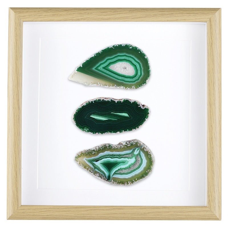 Sheehas Feng Shui Raw Agate Slices Healing Photo Frame - 我的商店 -