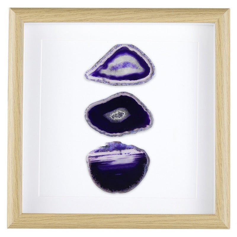 Sheehas Feng Shui Raw Agate Slices Healing Photo Frame - 我的商店 -
