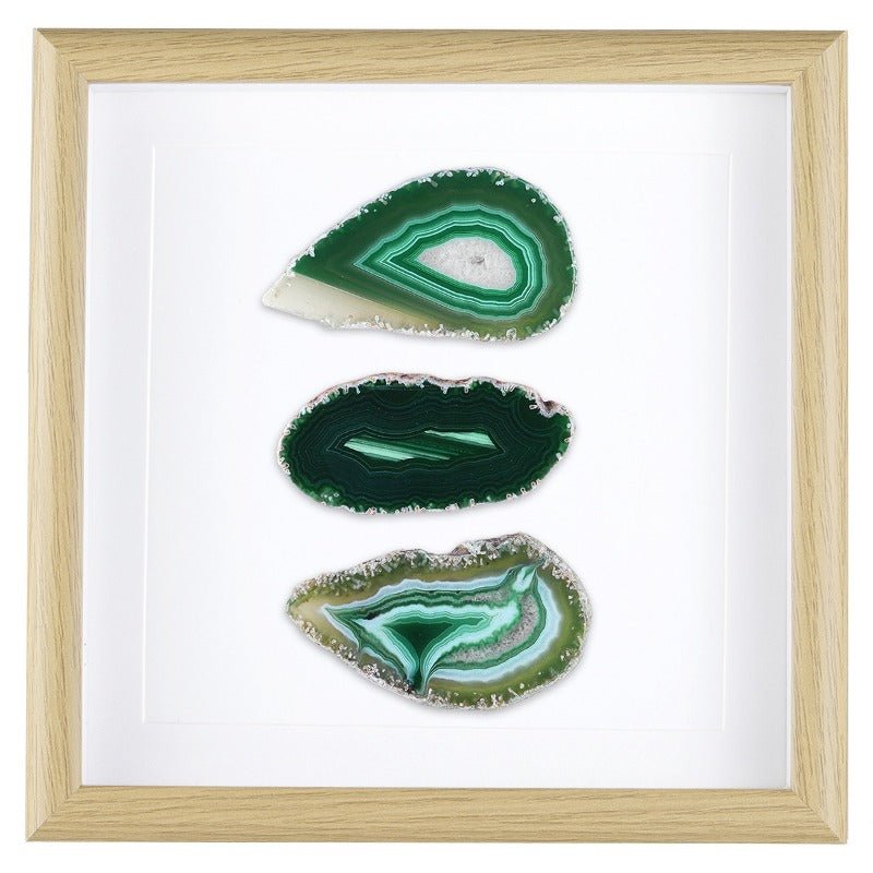 Sheehas Feng Shui Raw Agate Slices Healing Photo Frame - 我的商店 -