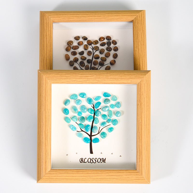 Sheehas Heart Blossom Chakra Crystal Photo Frame - Love Charm - 我的商店 -