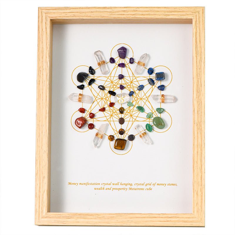 Sheehas Metatron Crystal Wealth - Attracting Crystal Photo Frame - Prosperity and Fortune - Boosting - 我的商店 -