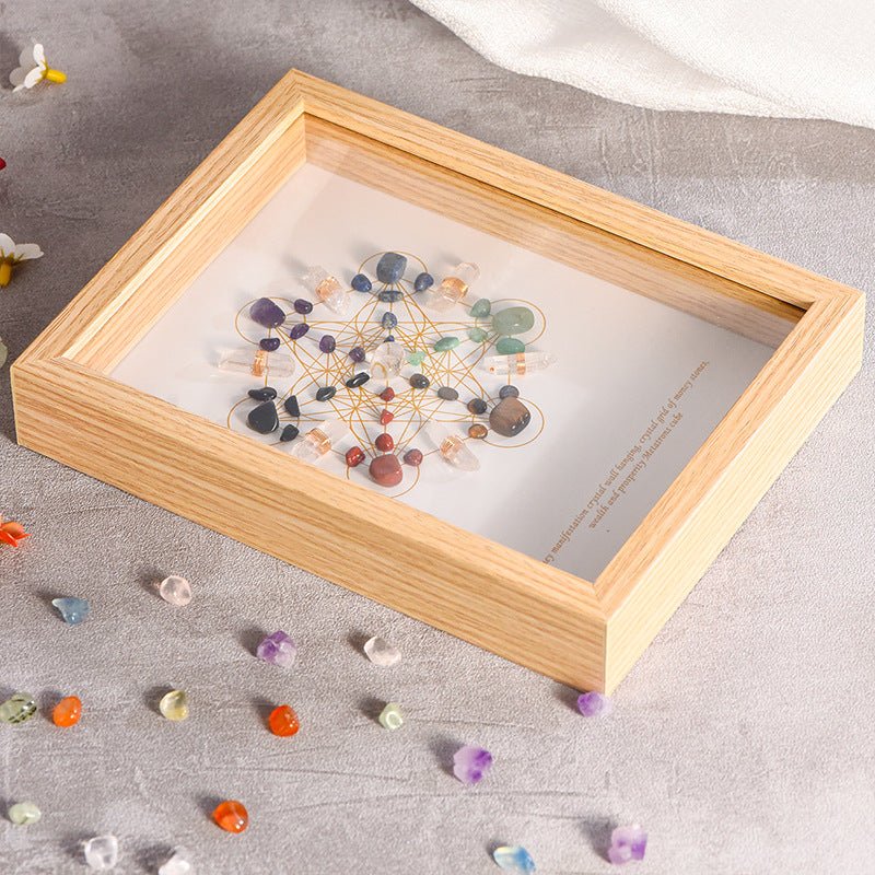 Sheehas Metatron Crystal Wealth - Attracting Crystal Photo Frame - Prosperity and Fortune - Boosting - 我的商店 -