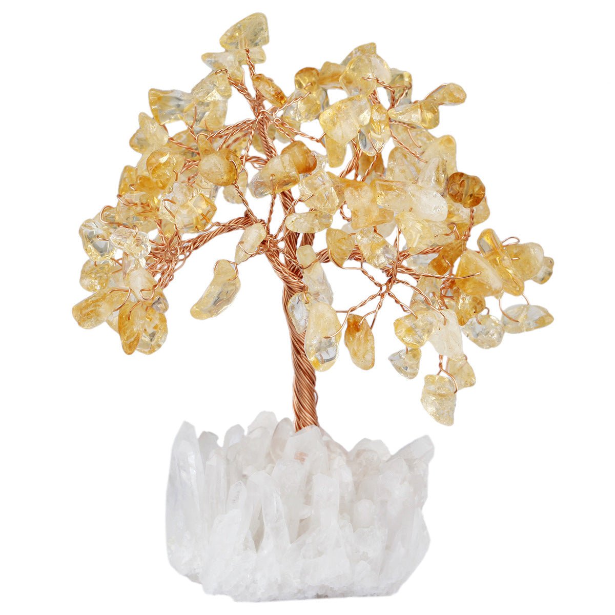 Sheehas Sacred Tree of Life with Natural Clear Quartz Cluster Base - 我的商店 -