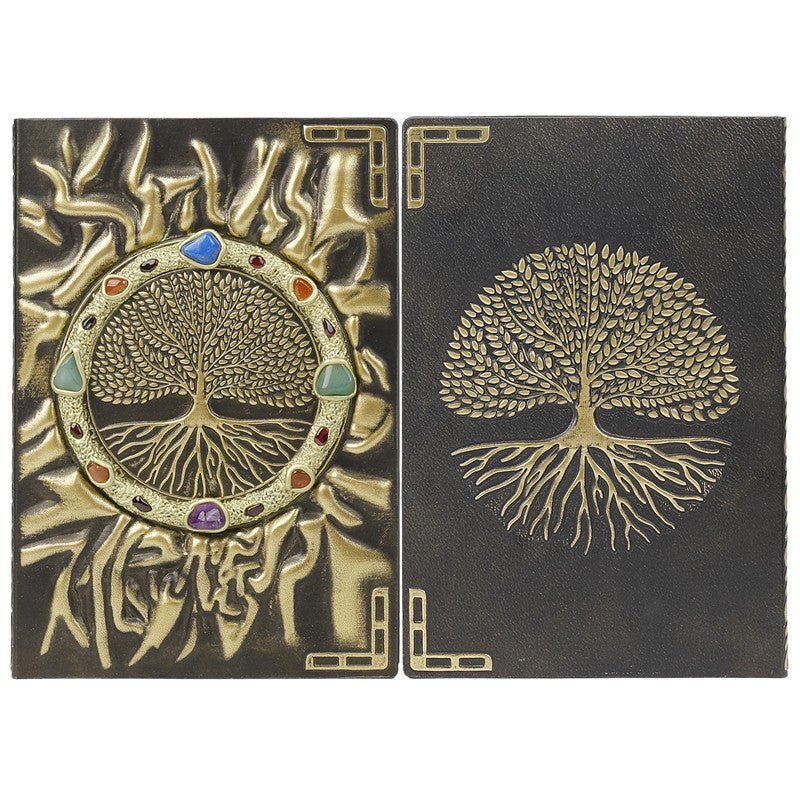 Sheehas Tree of Life Chakra Crystal Magic Notebook 8.2"*5.7"*0.7" - 我的商店 - Notebooks & Notepads