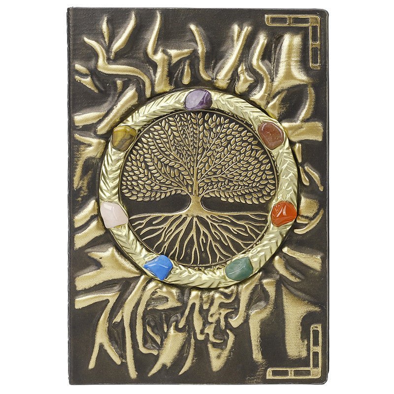 Sheehas Tree of Life Chakra Crystal Magic Notebook 8.2"*5.7"*0.7" - 我的商店 - Notebooks & Notepads