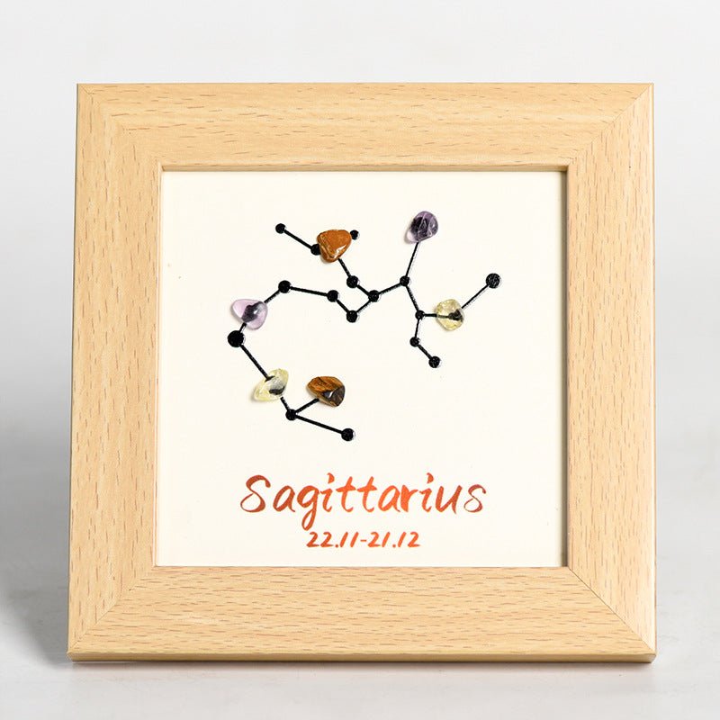 Sheehas Zodiac Crystal Raw Stone Photo Frame - Zodiac Resonance - 我的商店 -