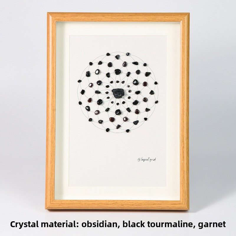 Sheehas Feng Shui Crystal Array Energy-Healing Photo Frame