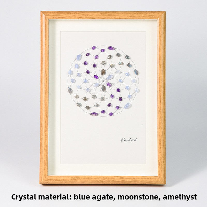 Sheehas Feng Shui Crystal Array Energy-Healing Photo Frame