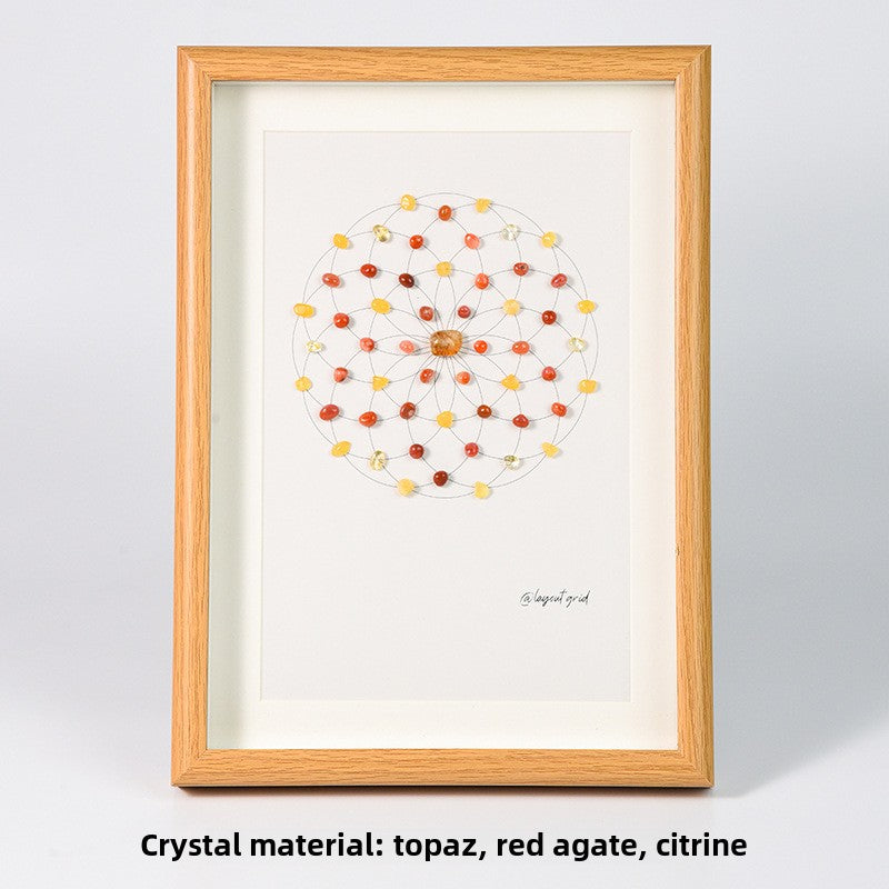 Sheehas Feng Shui Crystal Array Energy-Healing Photo Frame