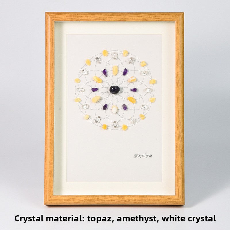 Sheehas Feng Shui Crystal Array Energy-Healing Photo Frame