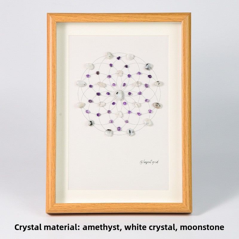 Sheehas Feng Shui Crystal Array Energy-Healing Photo Frame