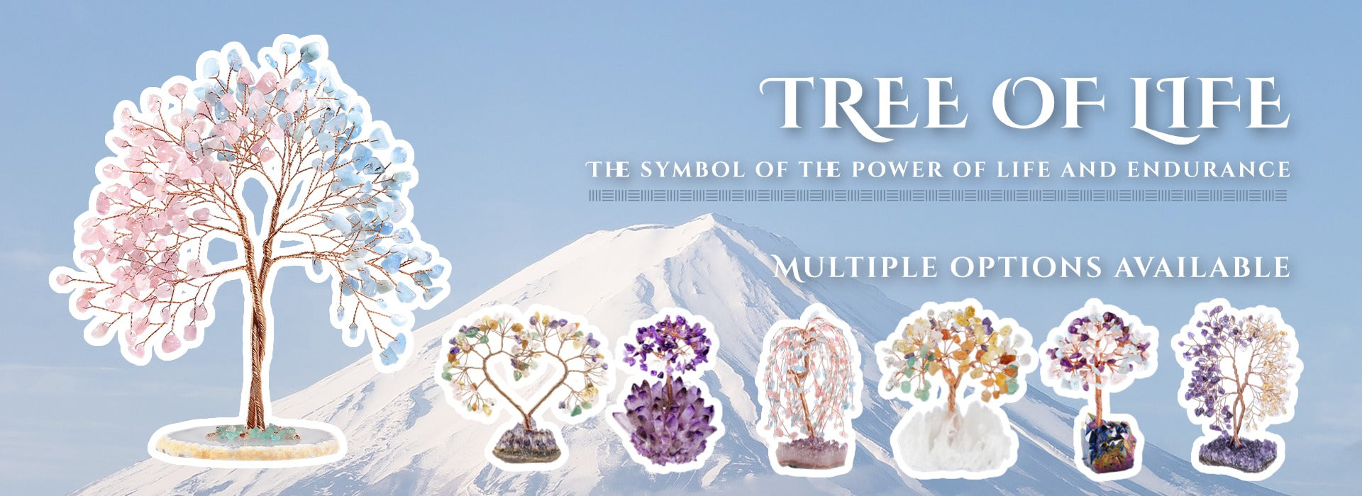 crystal tree of life, multiple options available.