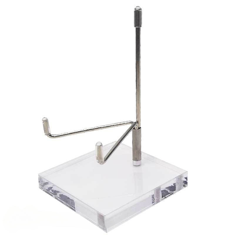 Transparent Crystal Mineral Specimen Display Stand