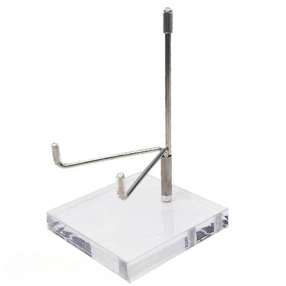 Transparent Crystal Mineral Specimen Display Stand