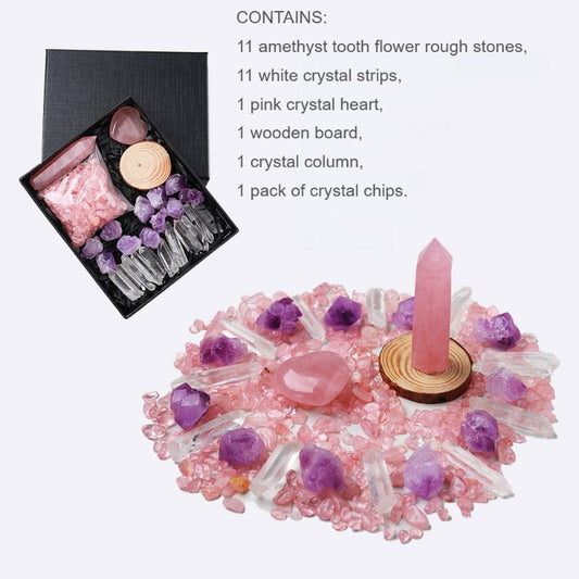 Sheehas Feng Shui Energy Healing Magic Gift Box - Crystal Energy Array, Revitalize Physical and Mental Balance