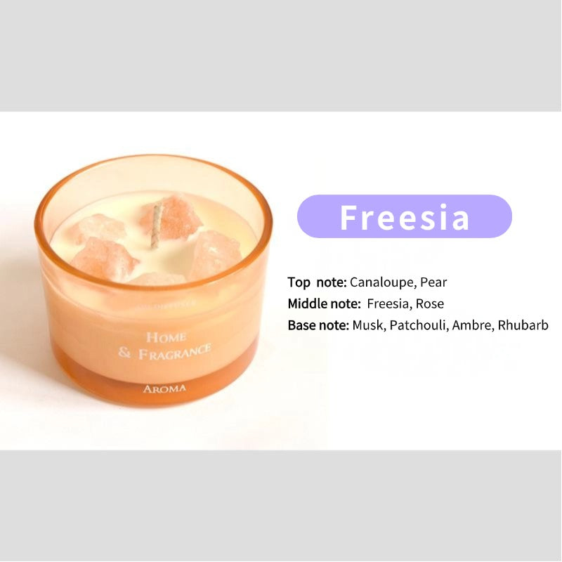 Sheehas Feng Shui Meditation Crystal Scented Candle - Stress Relief