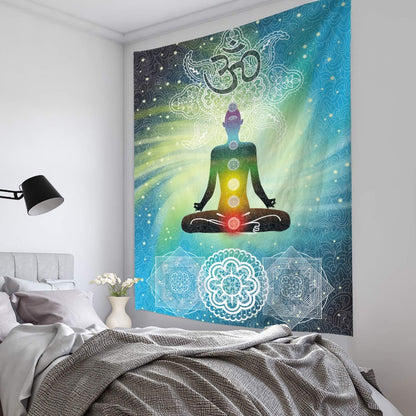 Tapisserie de méditation Zenith Harmony | Lumière sereine et sacrée 