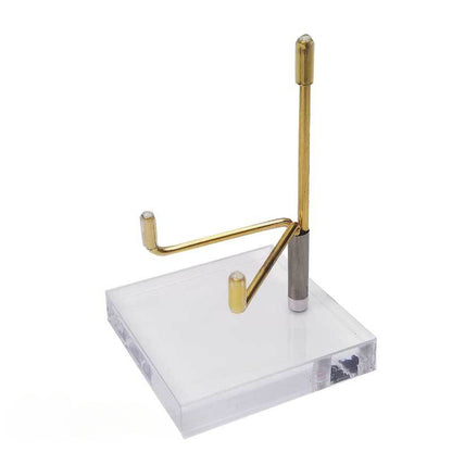 Transparent Crystal Mineral Specimen Display Stand