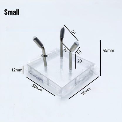 Acrylic Transparent Base for Raw Stone Bracket
