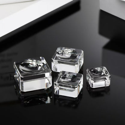 K9-Glass Crystal Ball Square Display Stand