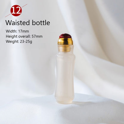 Sheehas Feng Shui Agate Raw Stone Essential Oil Bottle Wishing Pendant