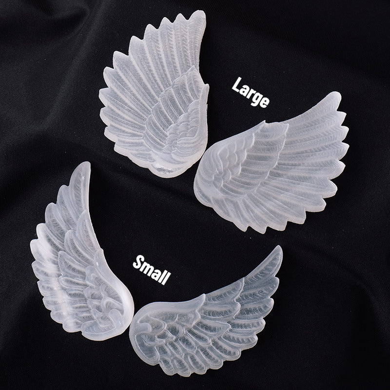 Selenite Angel Wings Stand: Purify Energy and Relieve Stress