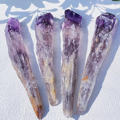 Sceptre en cristal d'améthyste | Sceptre étoile violette : Libérez votre énergie spirituelle et votre puissance intérieure